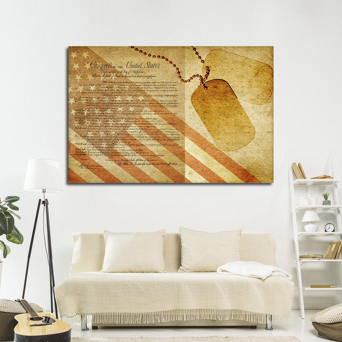 USA Pride Multi Panel Canvas Wall Art