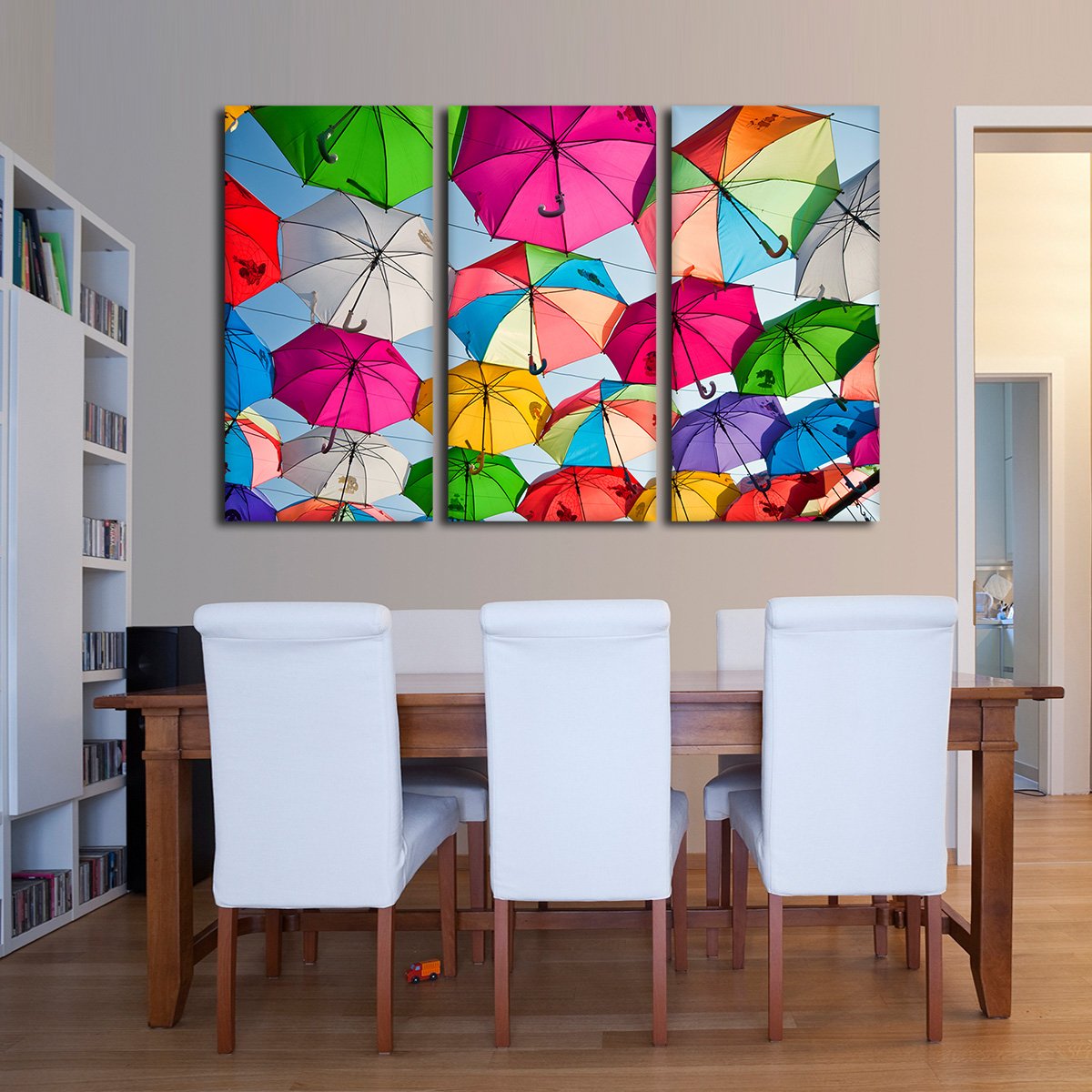 Umbrella Sky Multi Panel Canvas Wall Art