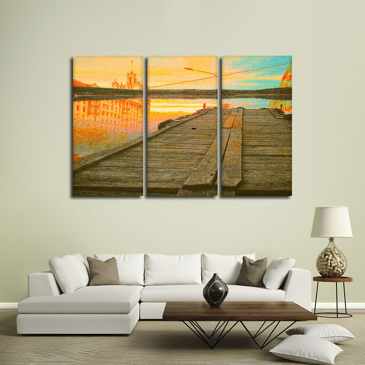 Urban Fantasy Multi Panel Canvas Wall Art