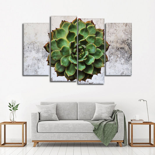 Urban Succulent Multi Panel Canvas Wall Art