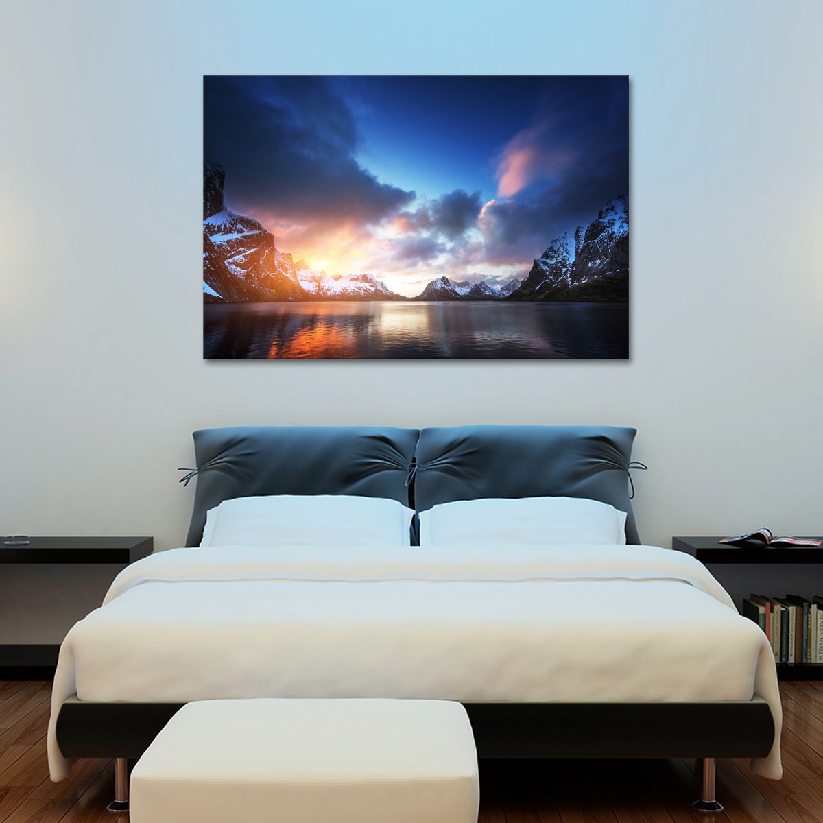 Utah Lake Multi Panel Canvas Wall Art