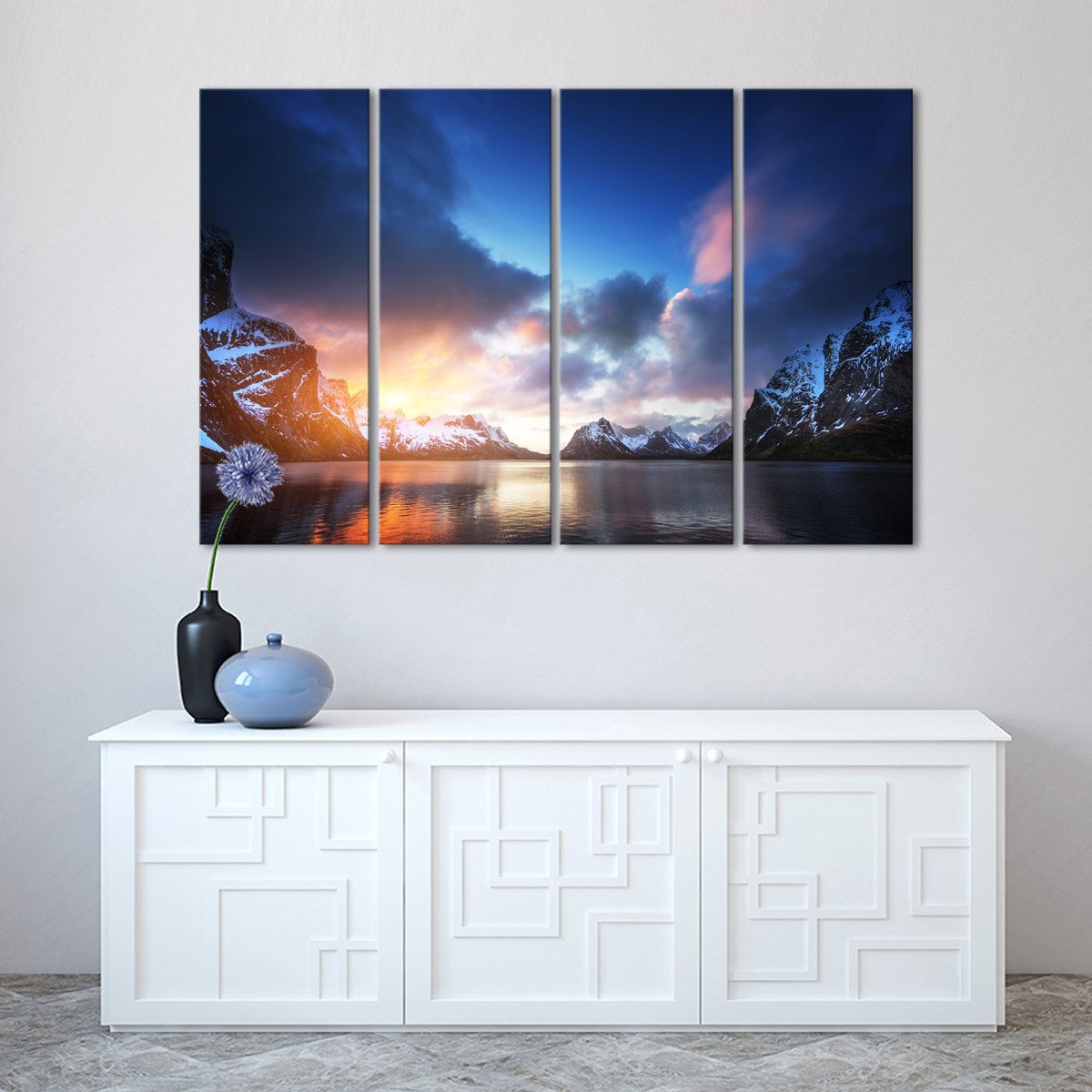 Utah Lake Multi Panel Canvas Wall Art
