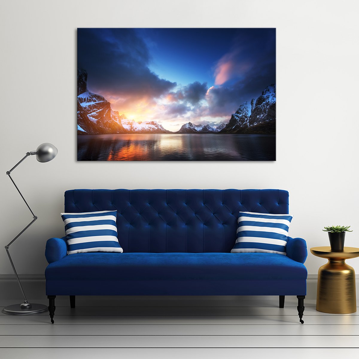 Utah Lake Multi Panel Canvas Wall Art