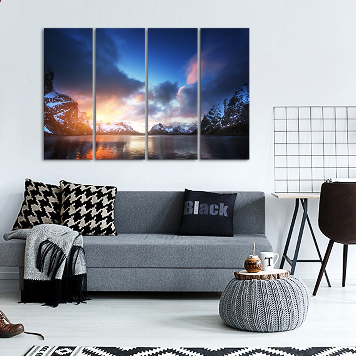Utah Lake Multi Panel Canvas Wall Art