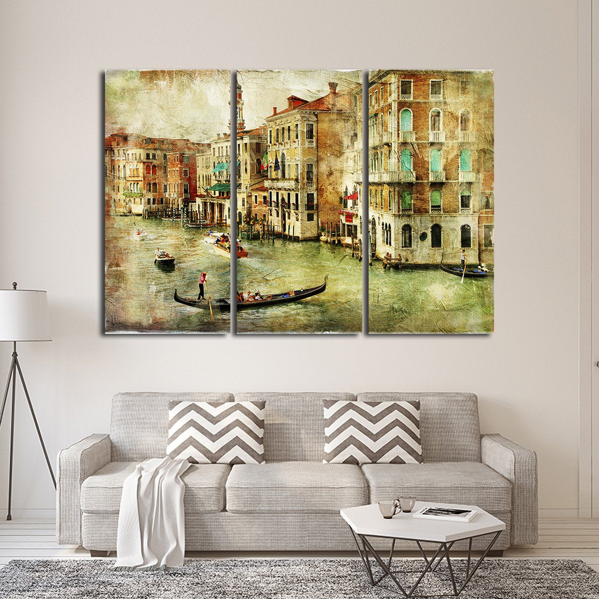 Venice Painting Multi Panel Canvas Wall Art