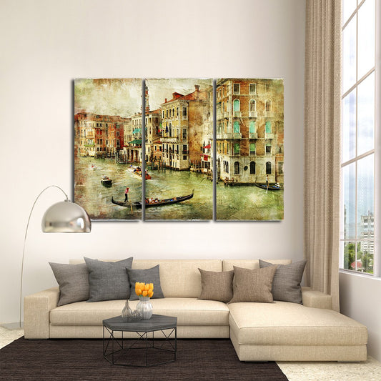 Venice Painting Multi Panel Canvas Wall Art