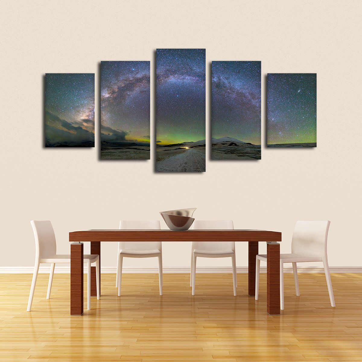 Vast Milky Way Multi Panel Canvas Wall Art