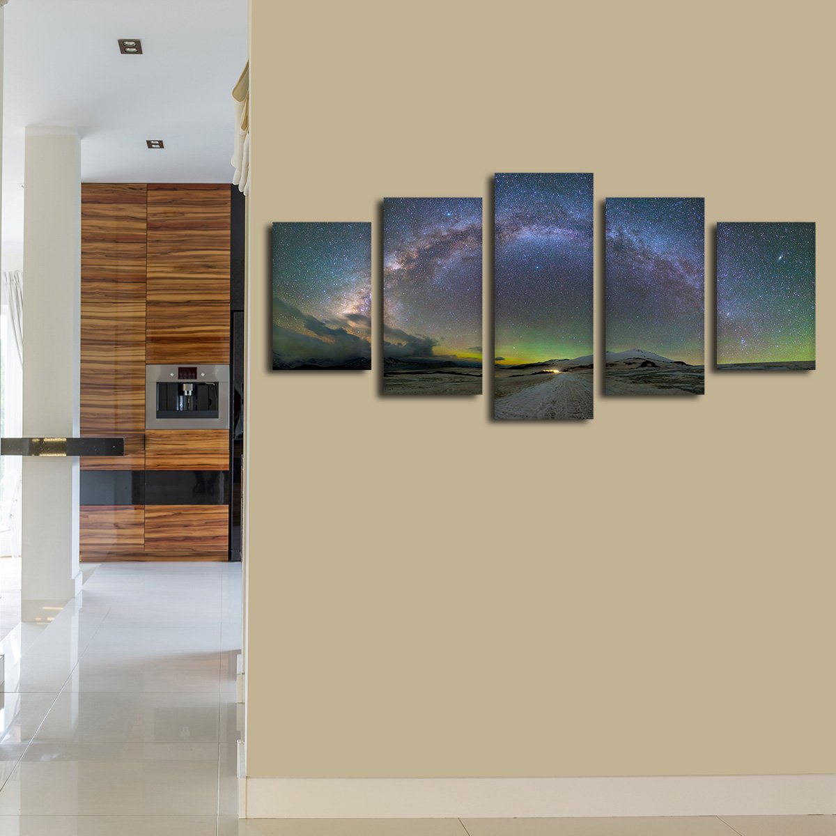 Vast Milky Way Multi Panel Canvas Wall Art