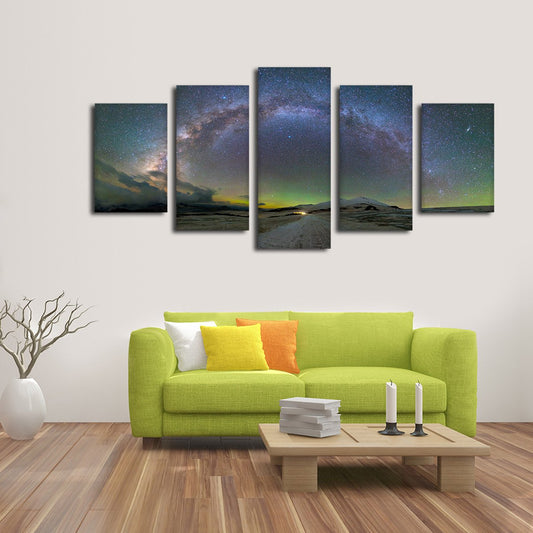 Vast Milky Way Multi Panel Canvas Wall Art
