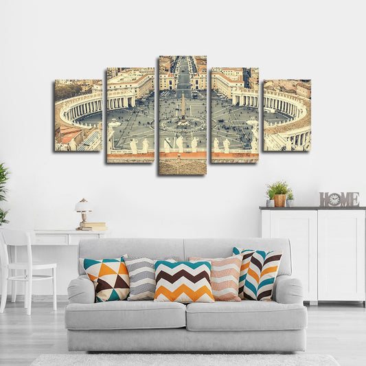 Vatican City Multi Panel Canvas Wall Art
