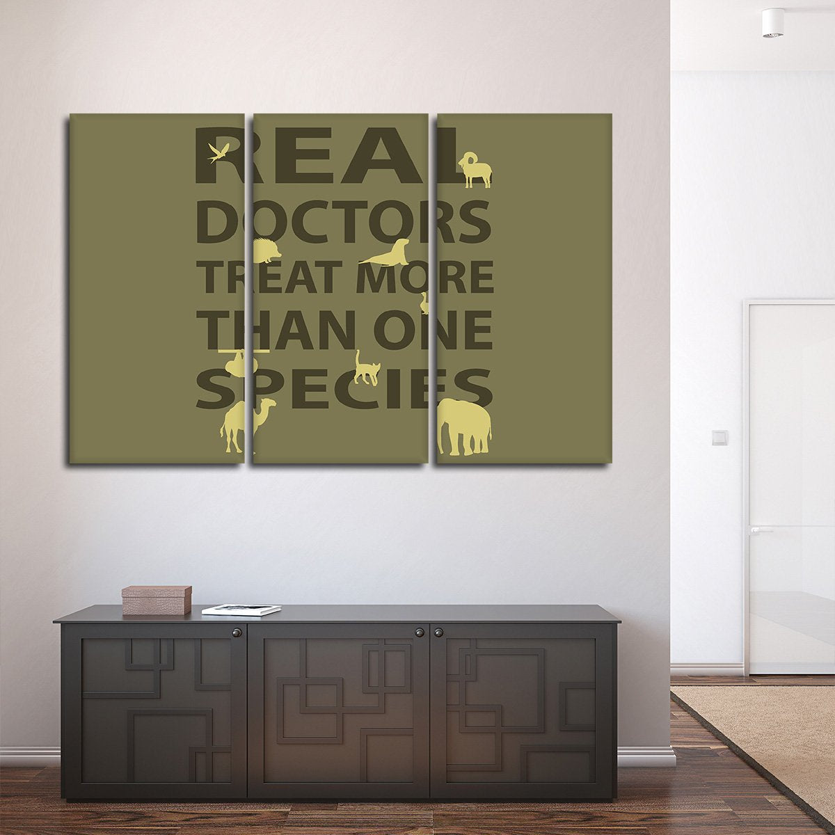 Veterinarian Multi Panel Canvas Wall Art