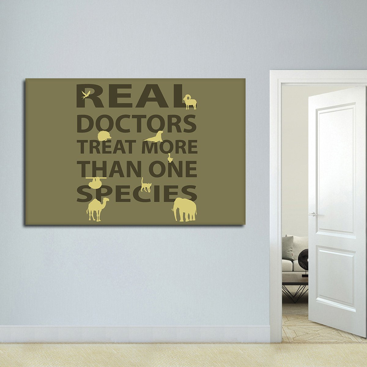 Veterinarian Multi Panel Canvas Wall Art