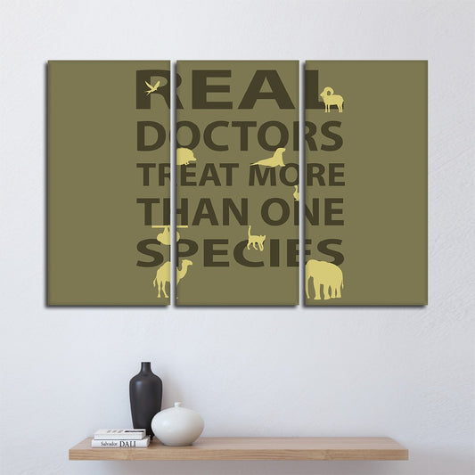 Veterinarian Multi Panel Canvas Wall Art