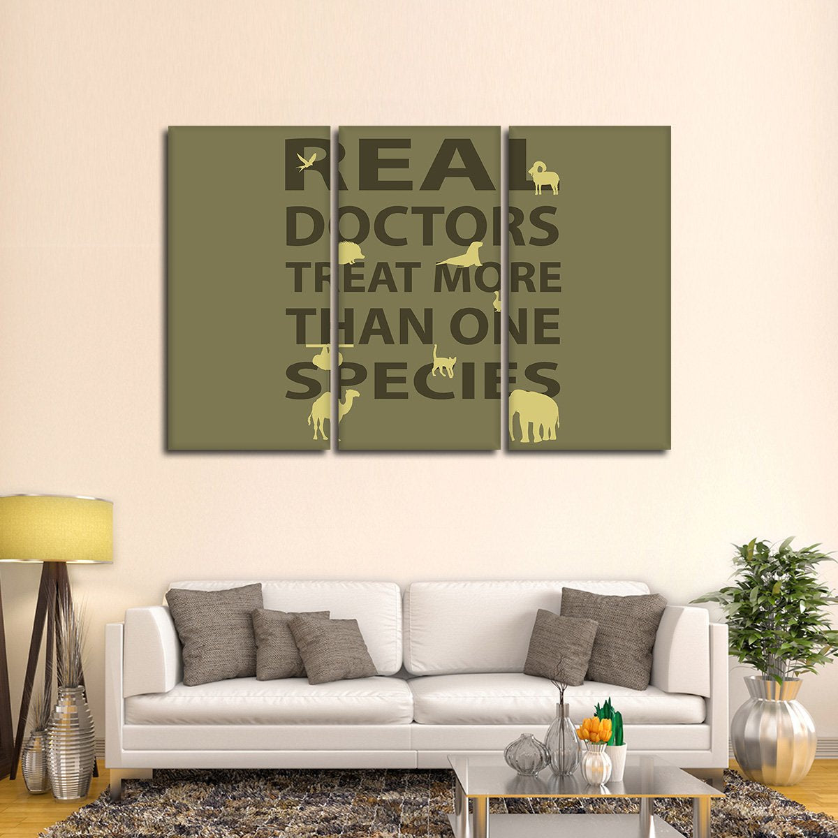 Veterinarian Multi Panel Canvas Wall Art