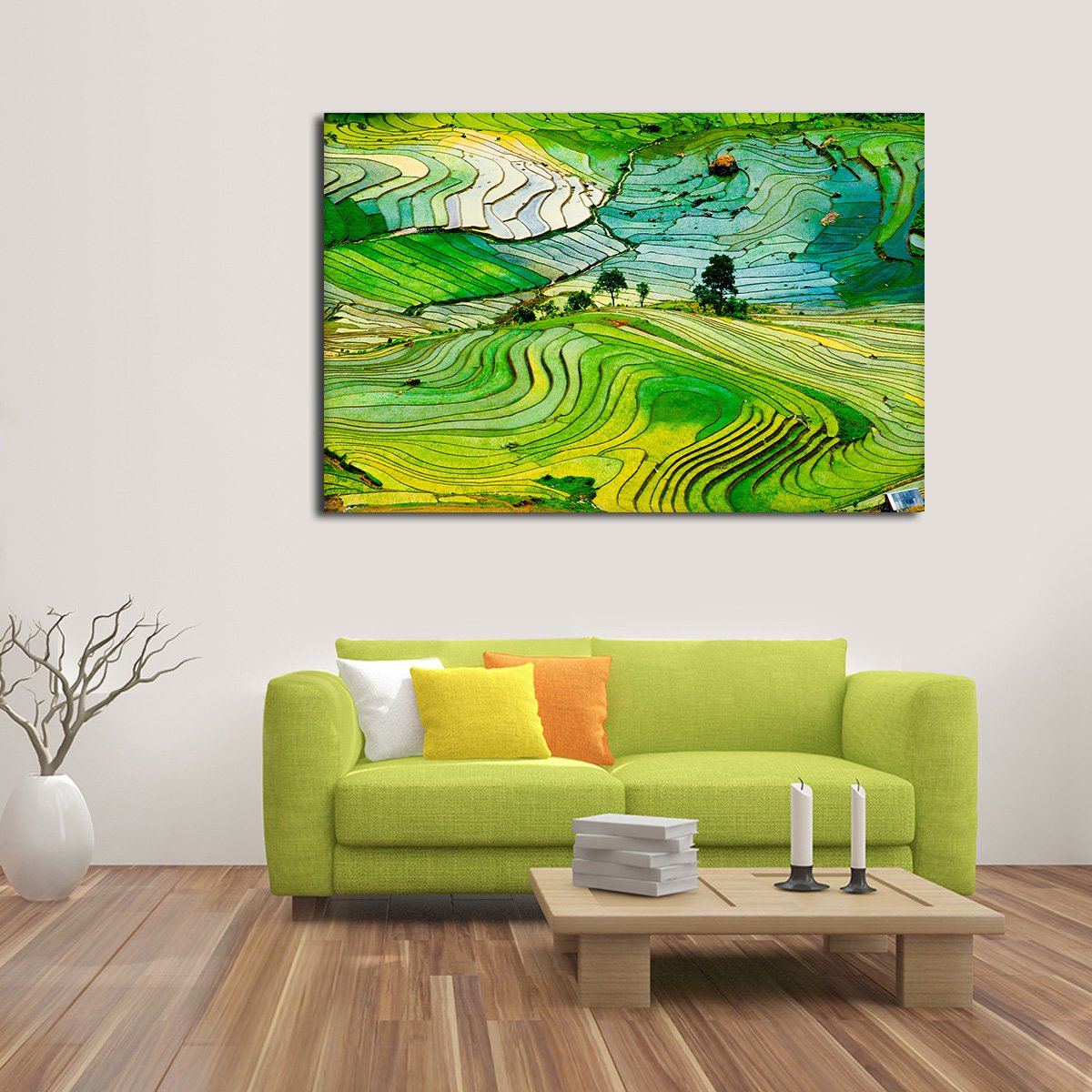 Vietnamese Landscape Multi Panel Canvas Wall Art