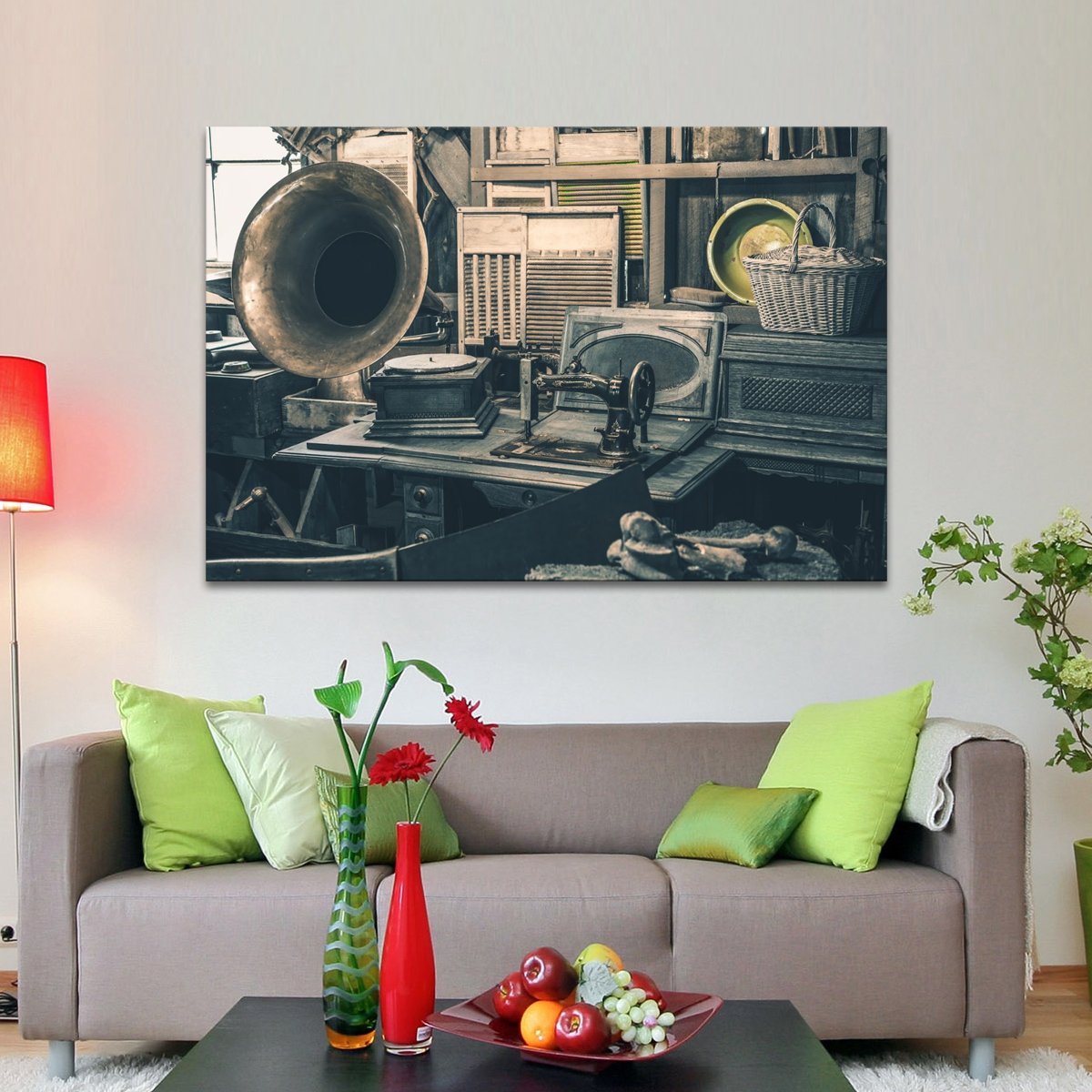 Vintage Shop Multi Panel Canvas Wall Art