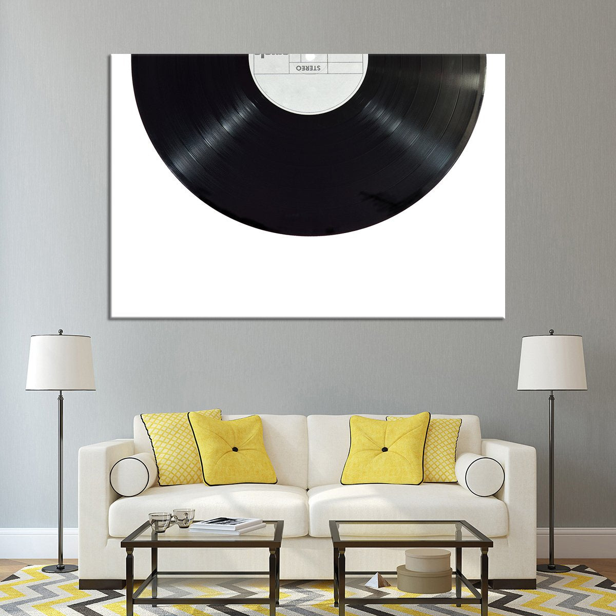 Vinyl Record Multi Panel Canvas Wall Art