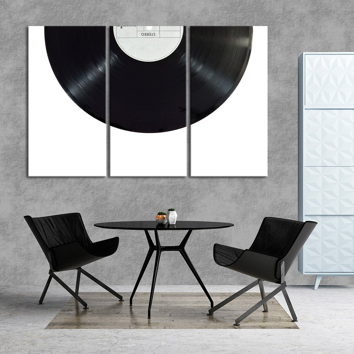 Vinyl Record Multi Panel Canvas Wall Art