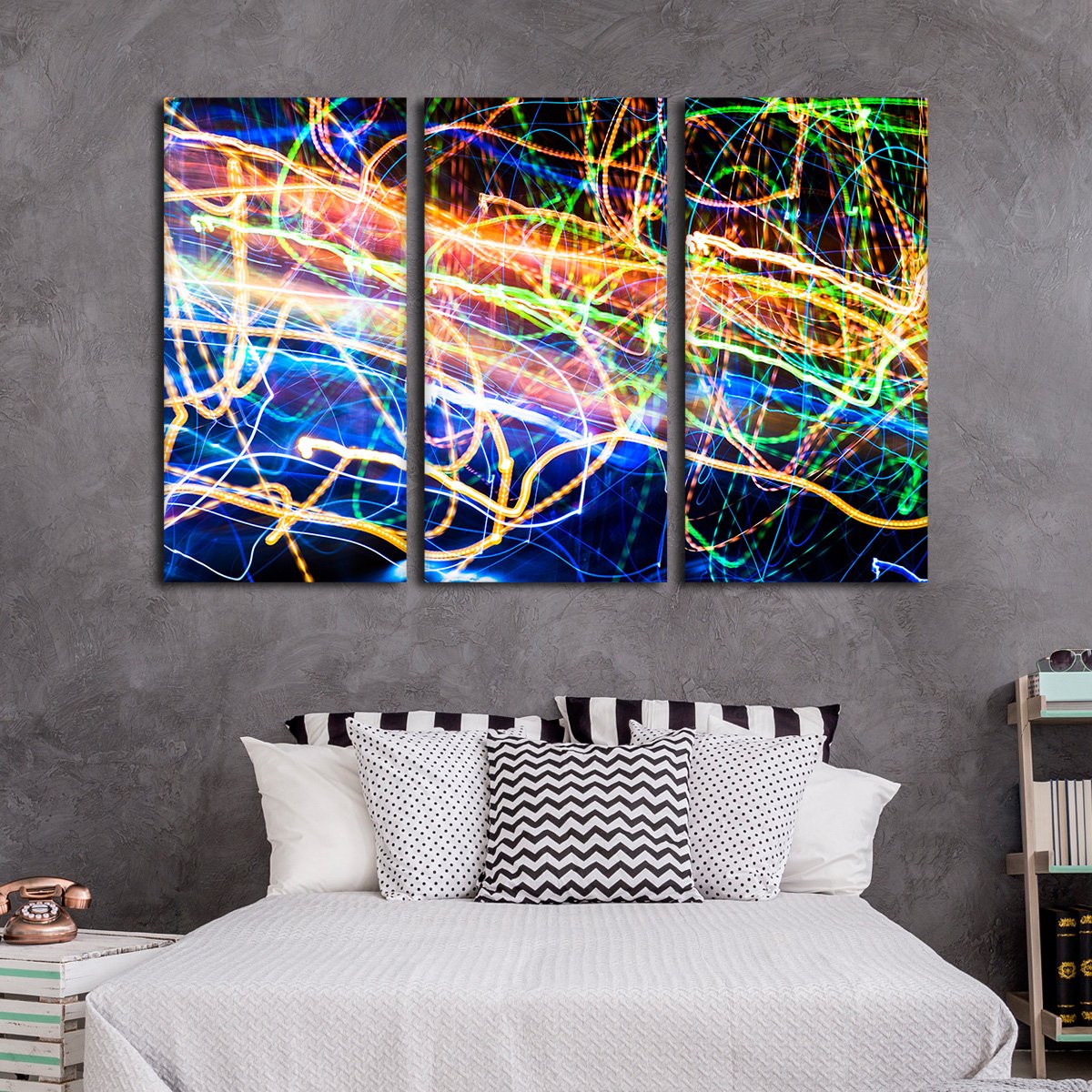 Vivid Light Multi Panel Canvas Wall Art