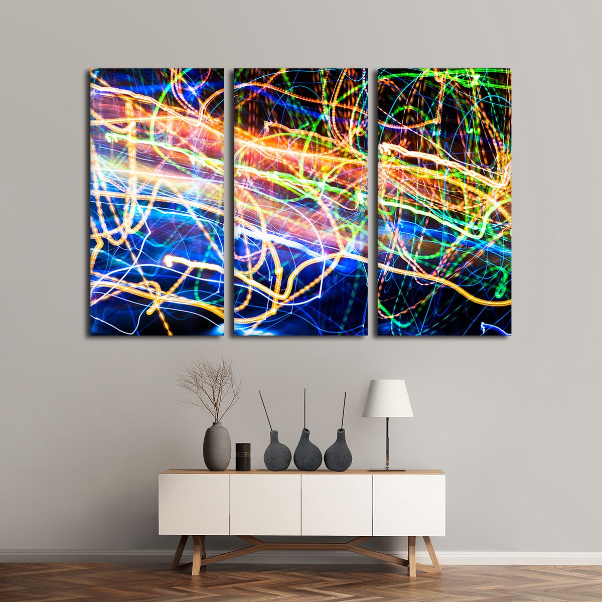 Vivid Light Multi Panel Canvas Wall Art