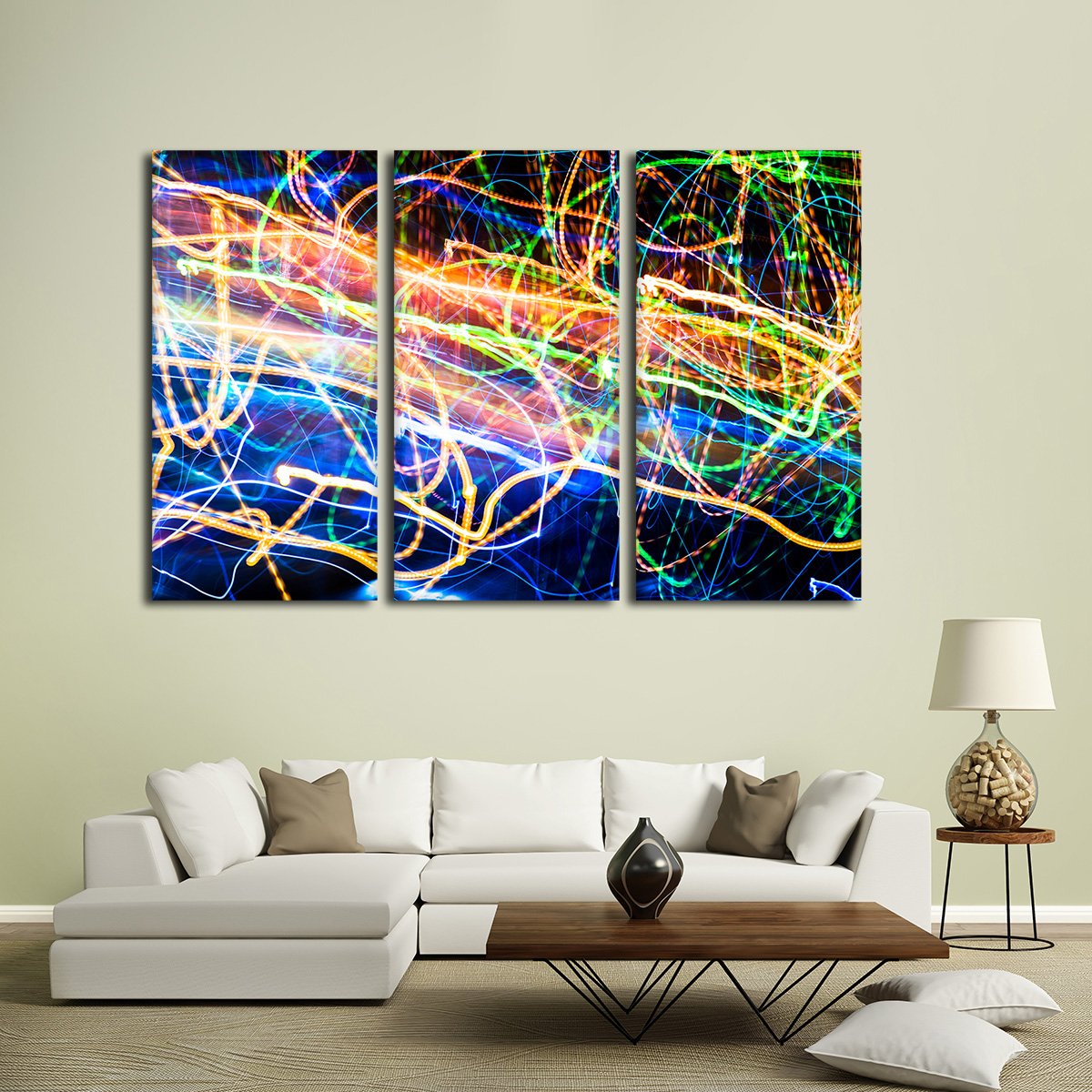 Vivid Light Multi Panel Canvas Wall Art