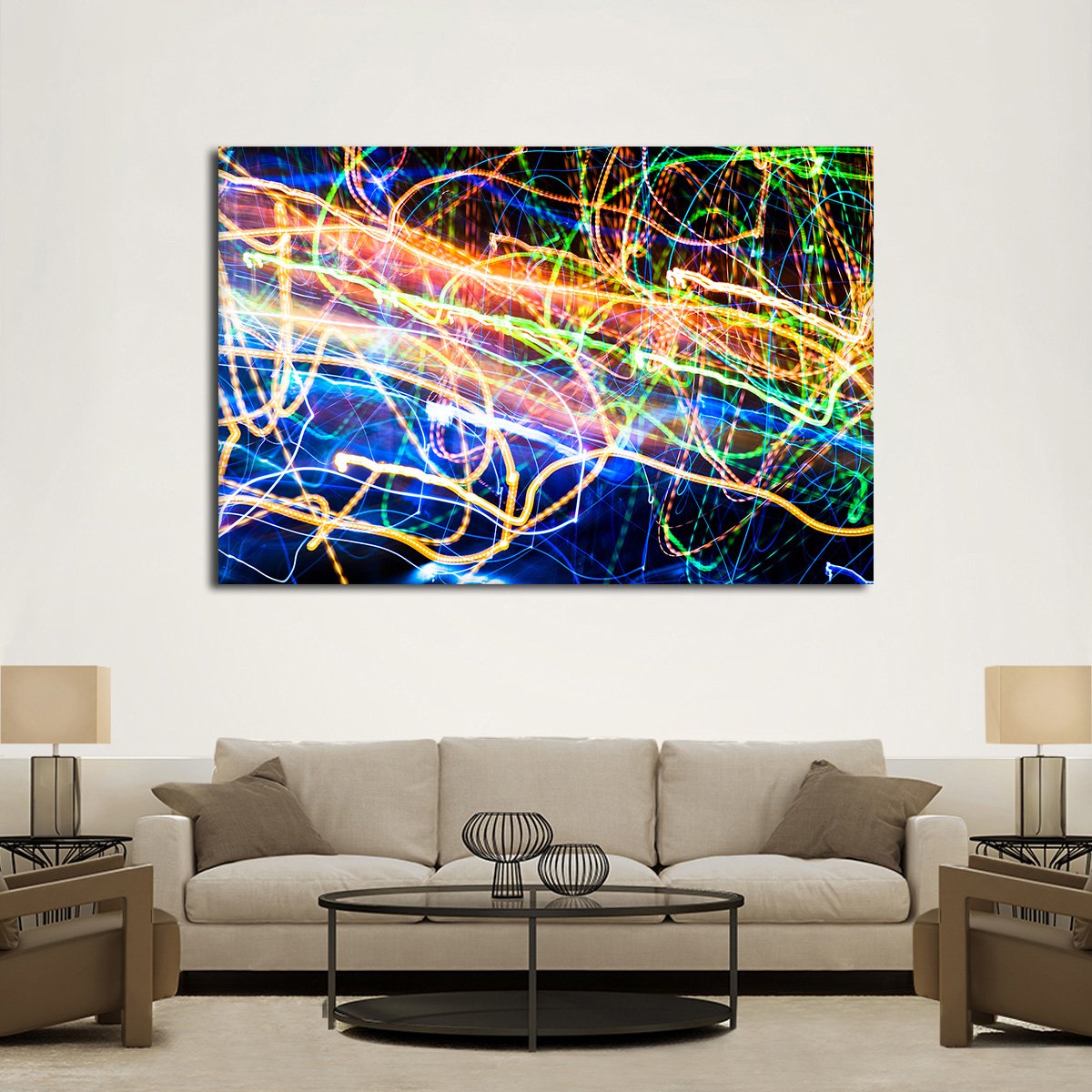 Vivid Light Multi Panel Canvas Wall Art