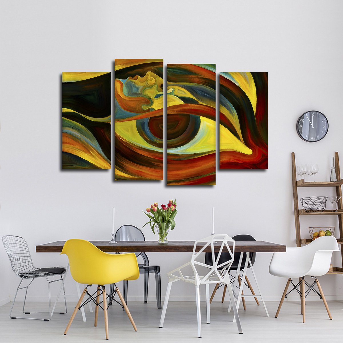 Voice In My Head Multi Panel Canvas Wall Art