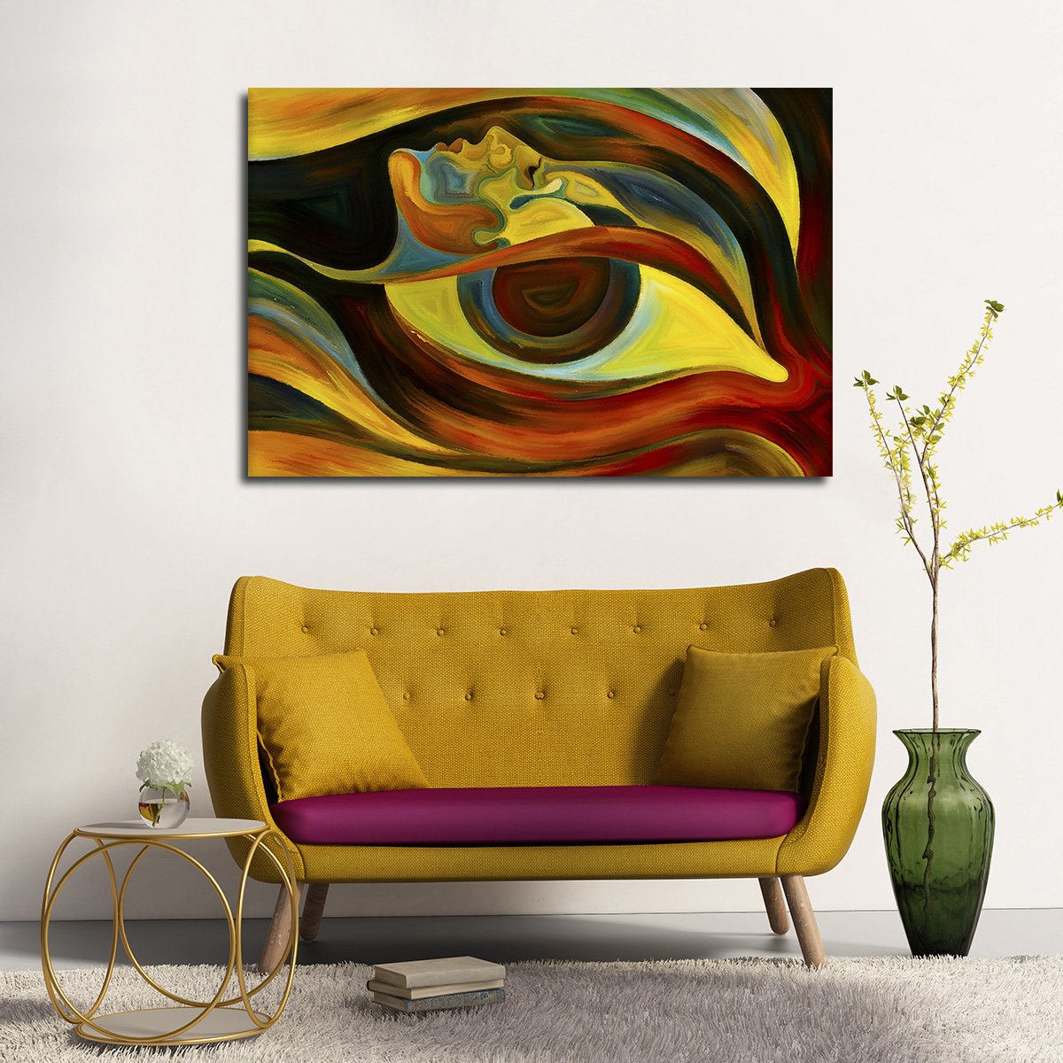 Voice In My Head Multi Panel Canvas Wall Art