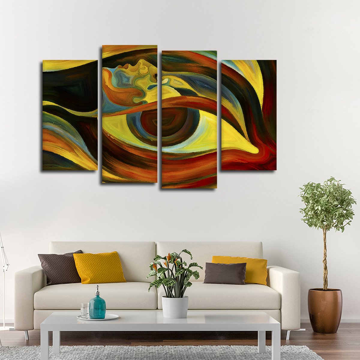 Voice In My Head Multi Panel Canvas Wall Art