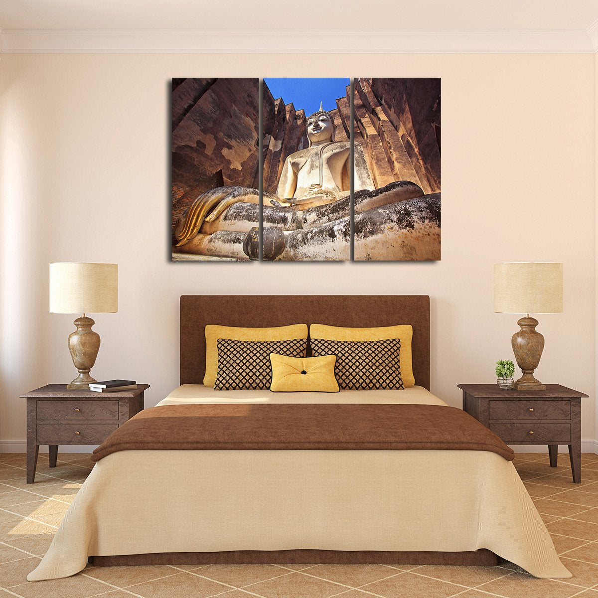 Wat Si Chum Multi Panel Canvas Wall Art