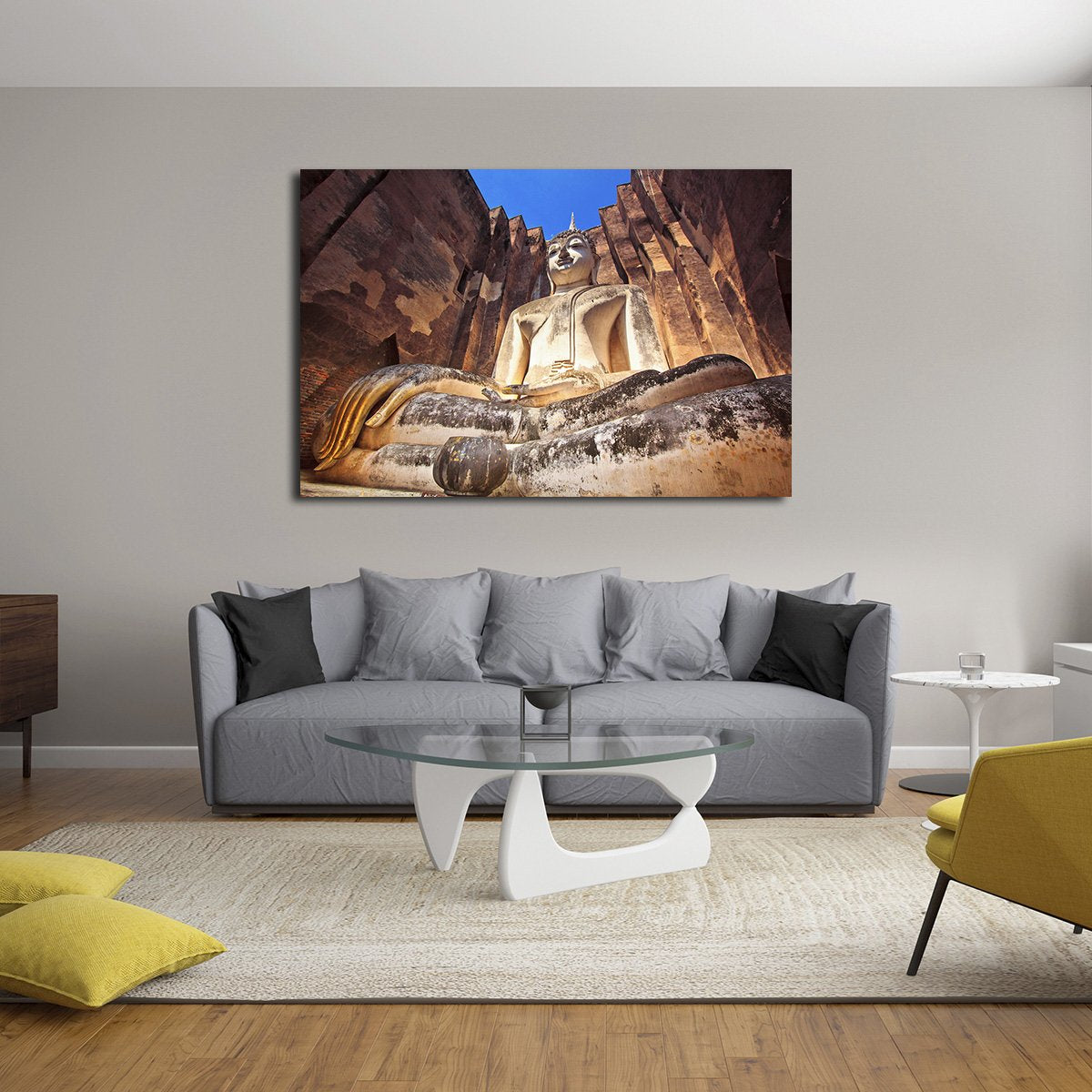 Wat Si Chum Multi Panel Canvas Wall Art