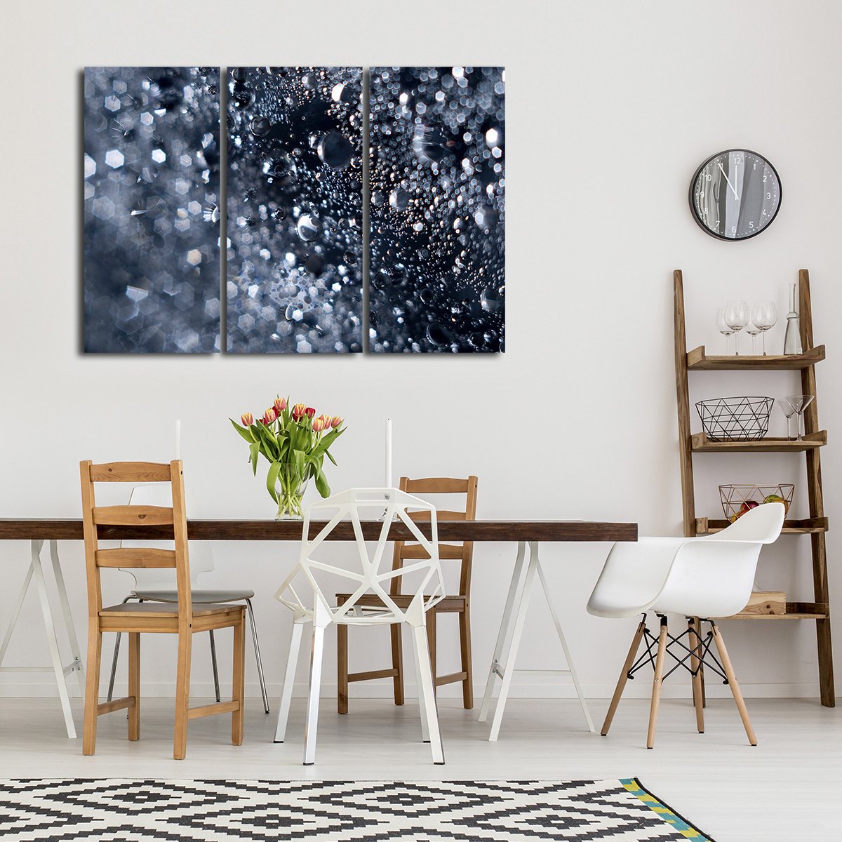Water Drop Multi Panel Canvas Wall Art
