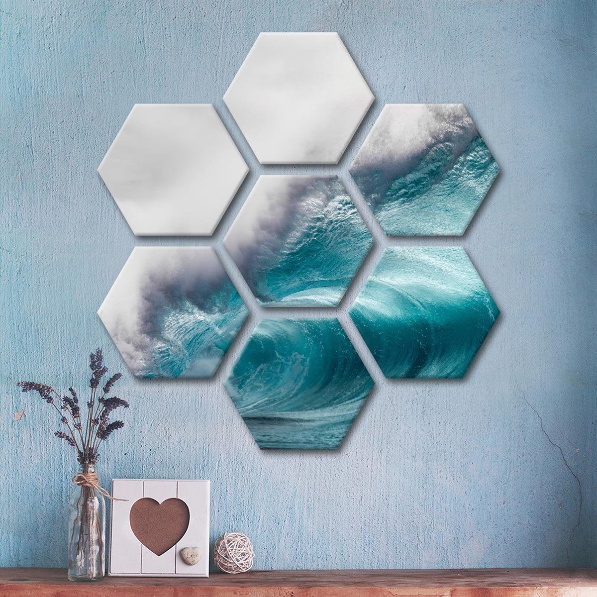 Wave At Waimea Bay Multi Panel Canvas Wall Art
