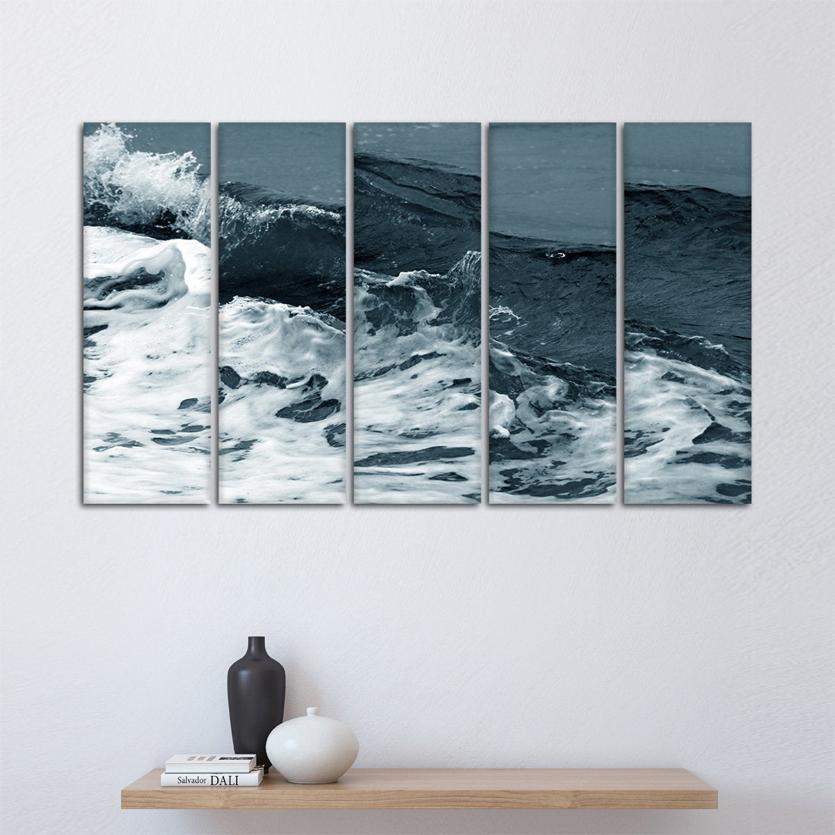 Wave Concept Multi Panel Canvas Wall Art