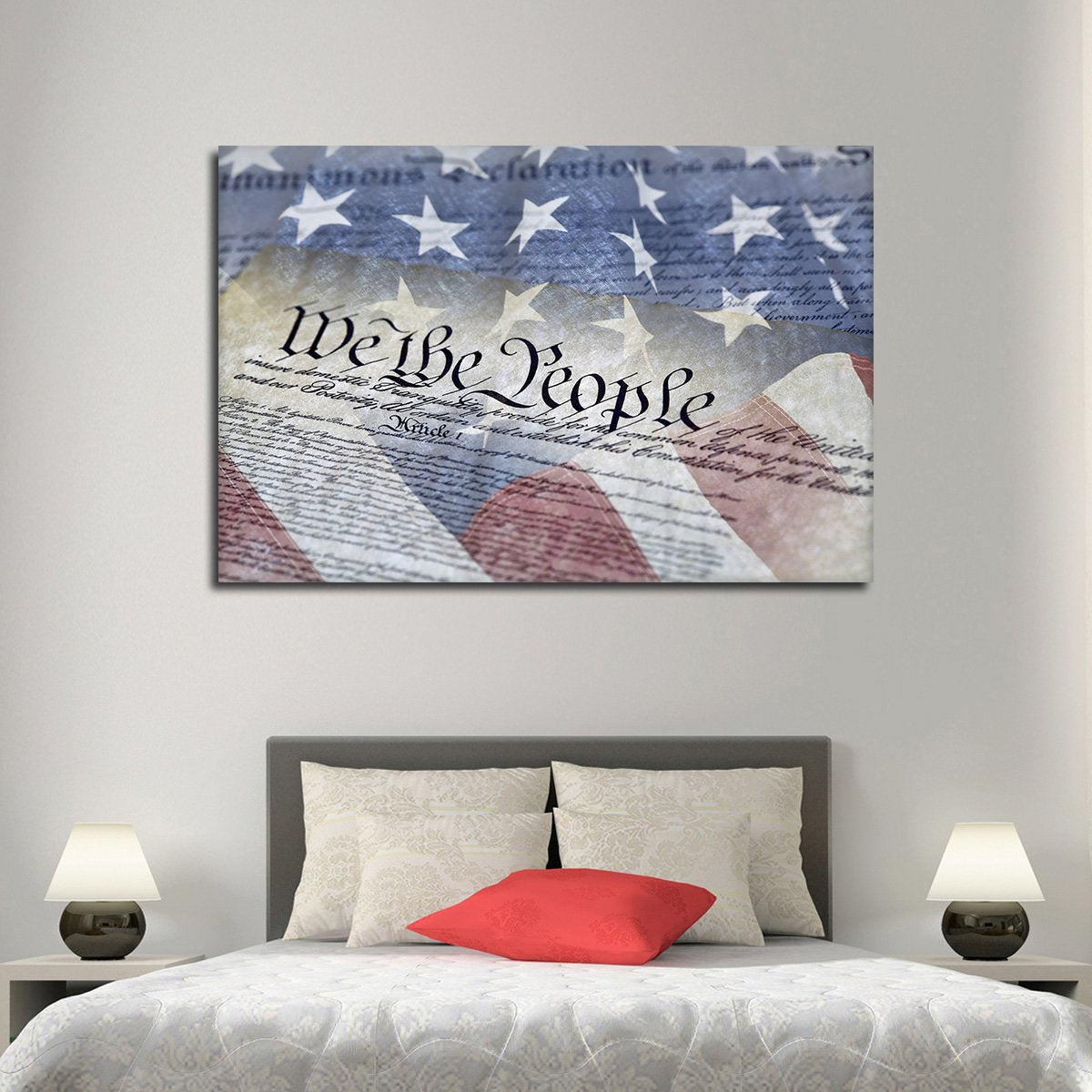We The People Multi Panel Canvas Wall Art