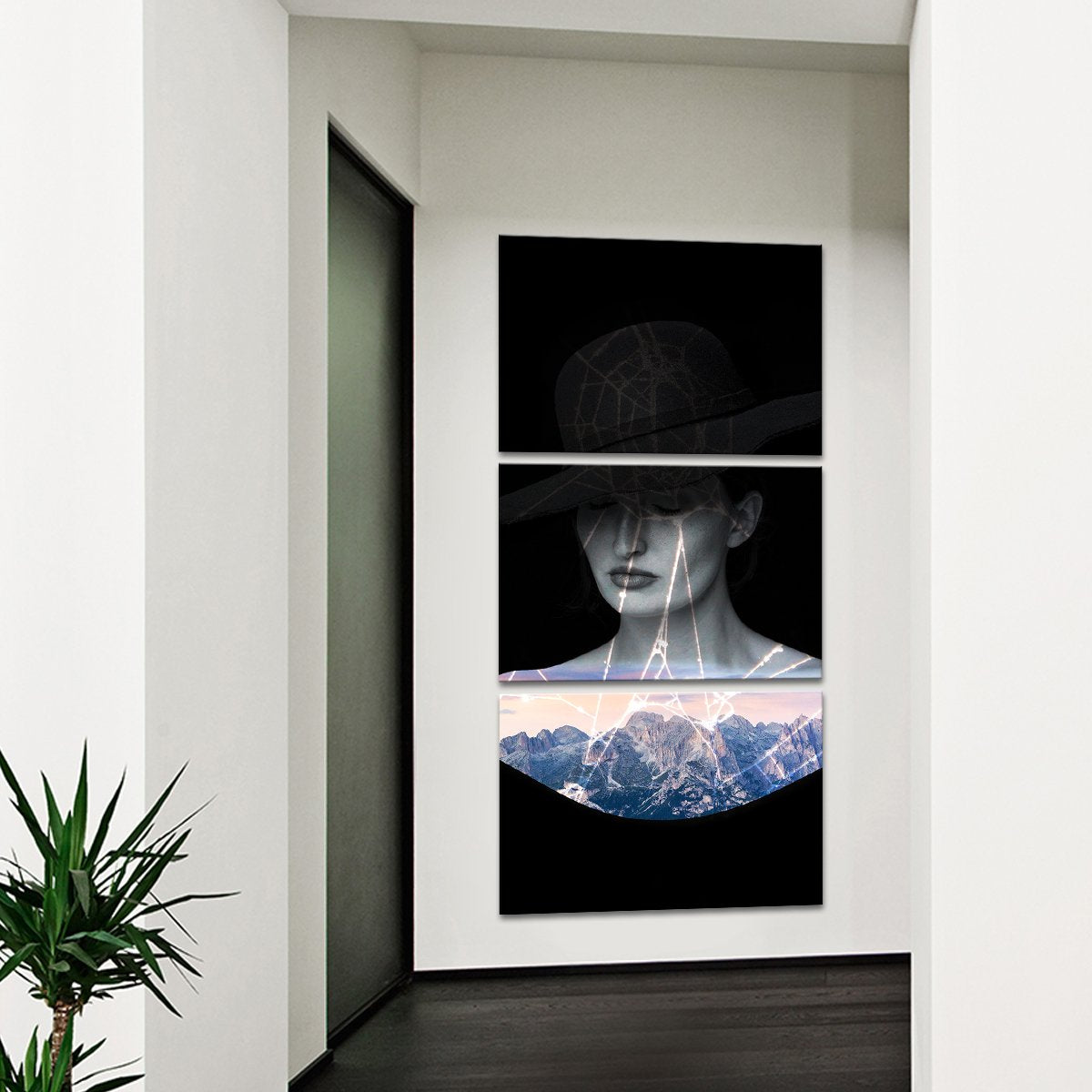 Web Within Multi Panel Canvas Wall Art