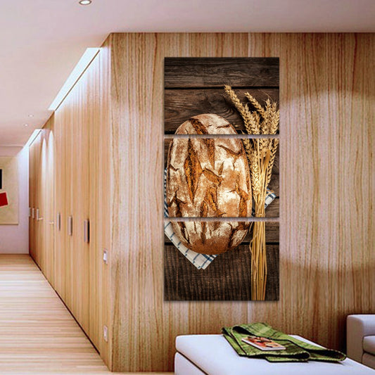 Whole Wheat Multi Panel Canvas Wall Art