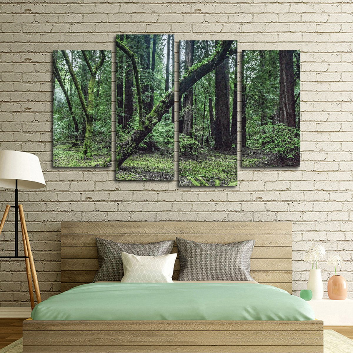 Wild Forest Multi Panel Canvas Wall Art