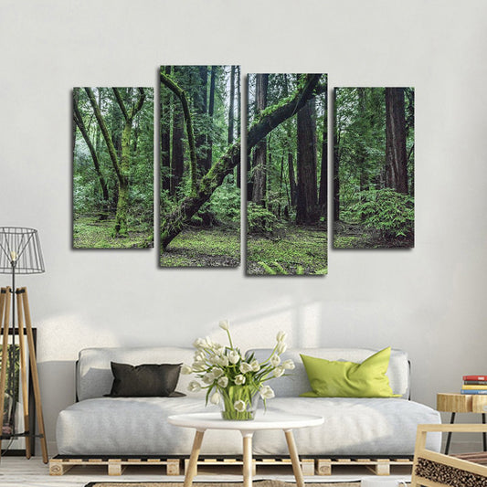 Wild Forest Multi Panel Canvas Wall Art