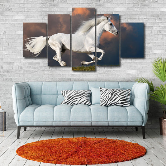Wild Gallop Multi Panel Canvas Wall Art