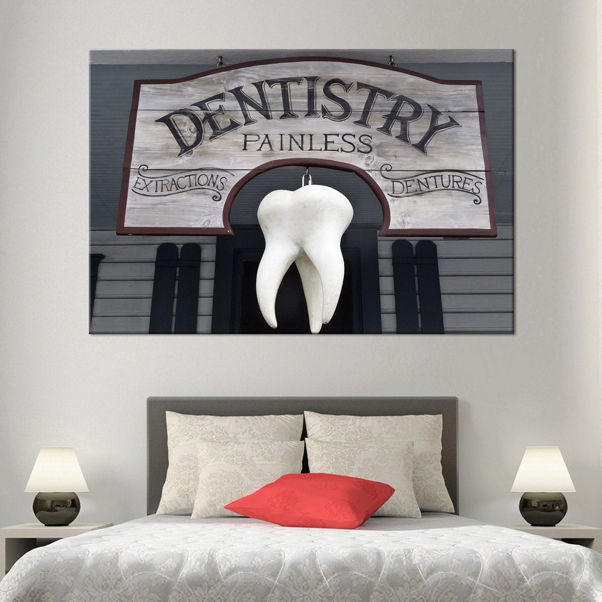 Wild West Dentist Multi Panel Canvas Wall Art