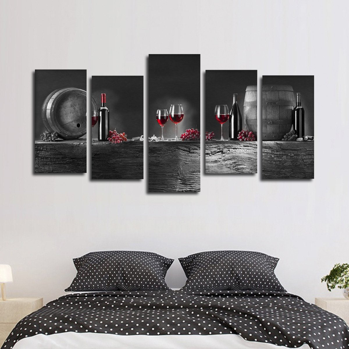 Wine Barrels Pop Multi Panel Canvas Wall Art