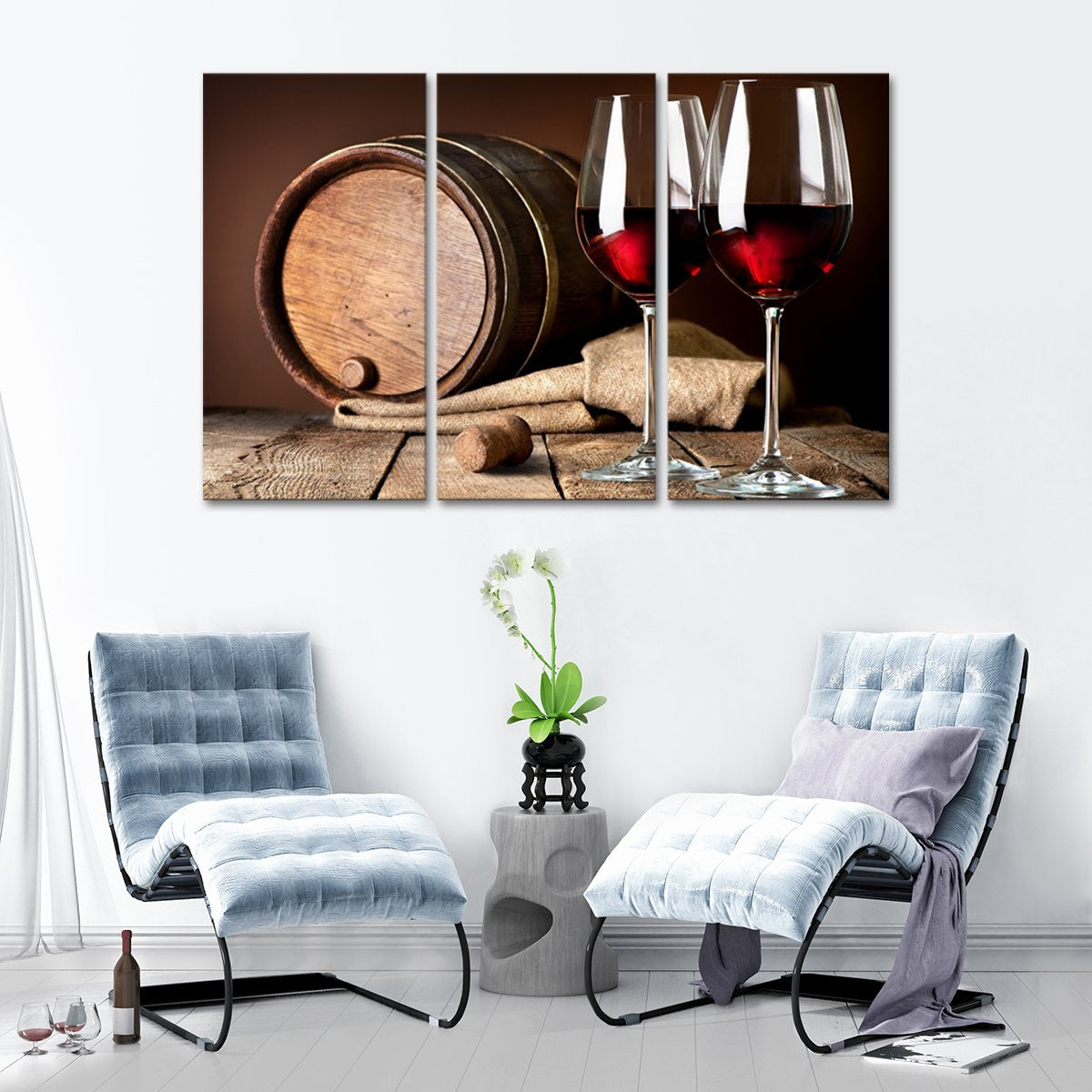 Wine Fusion Multi Panel Canvas Wall Art