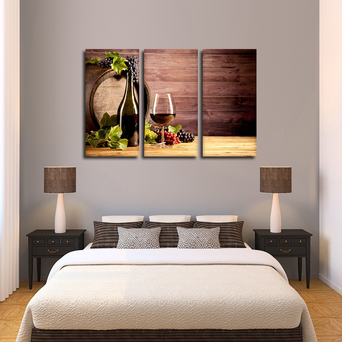 Wine Keg Multi Panel Canvas Wall Art