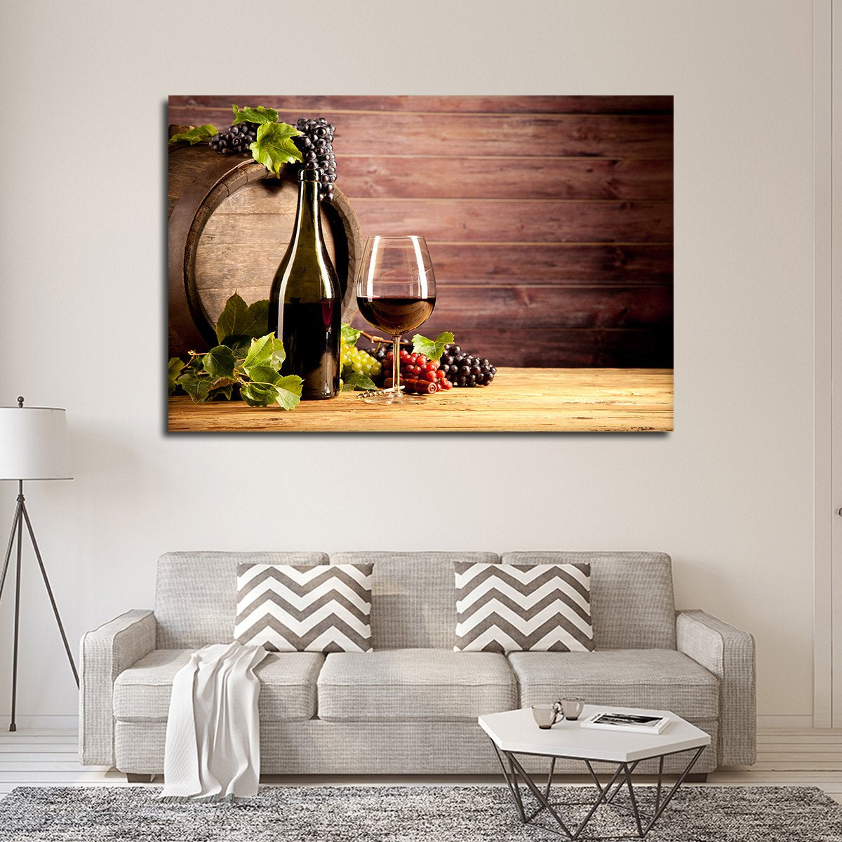 Wine Keg Multi Panel Canvas Wall Art