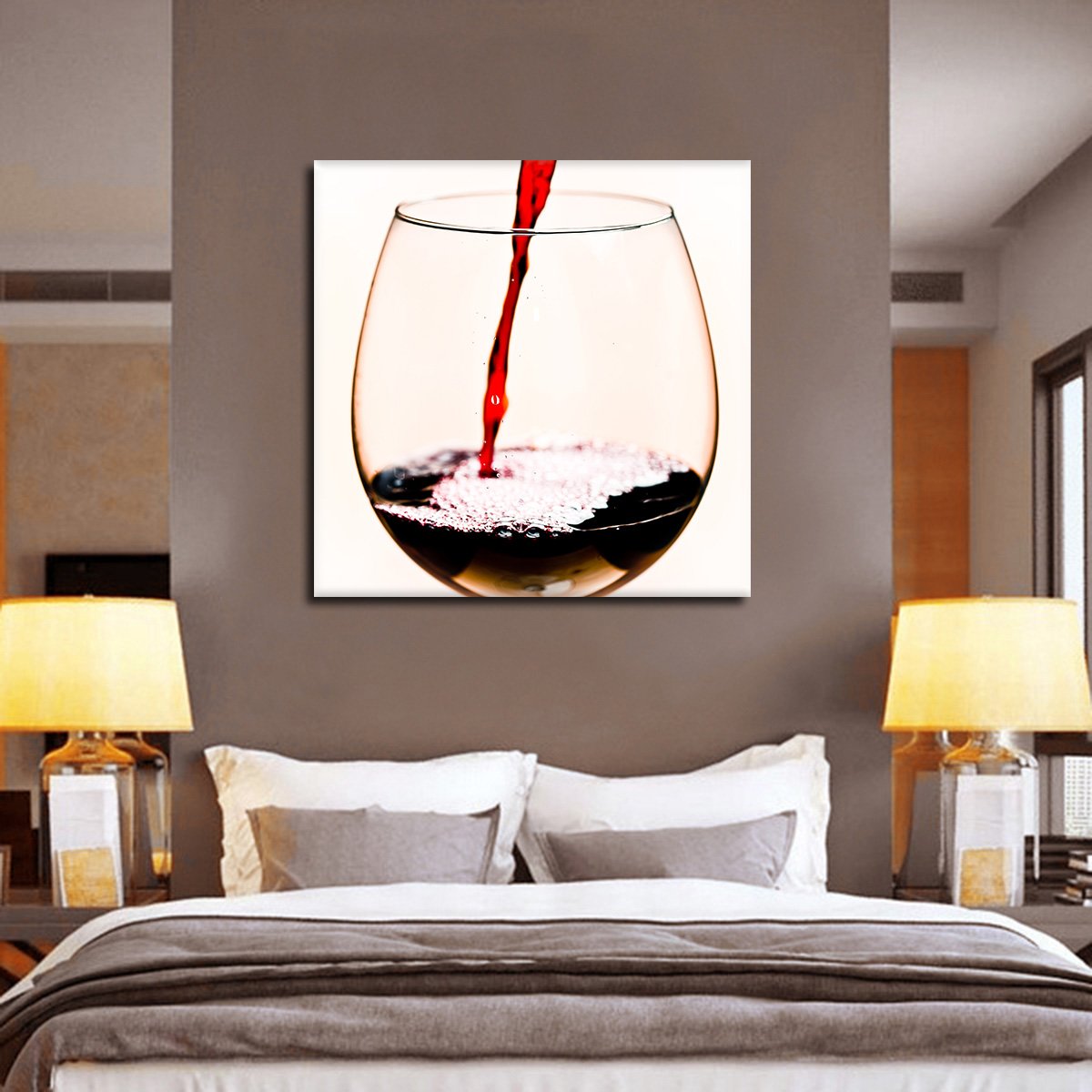 Wine O'clock Multi Panel Canvas Wall Art