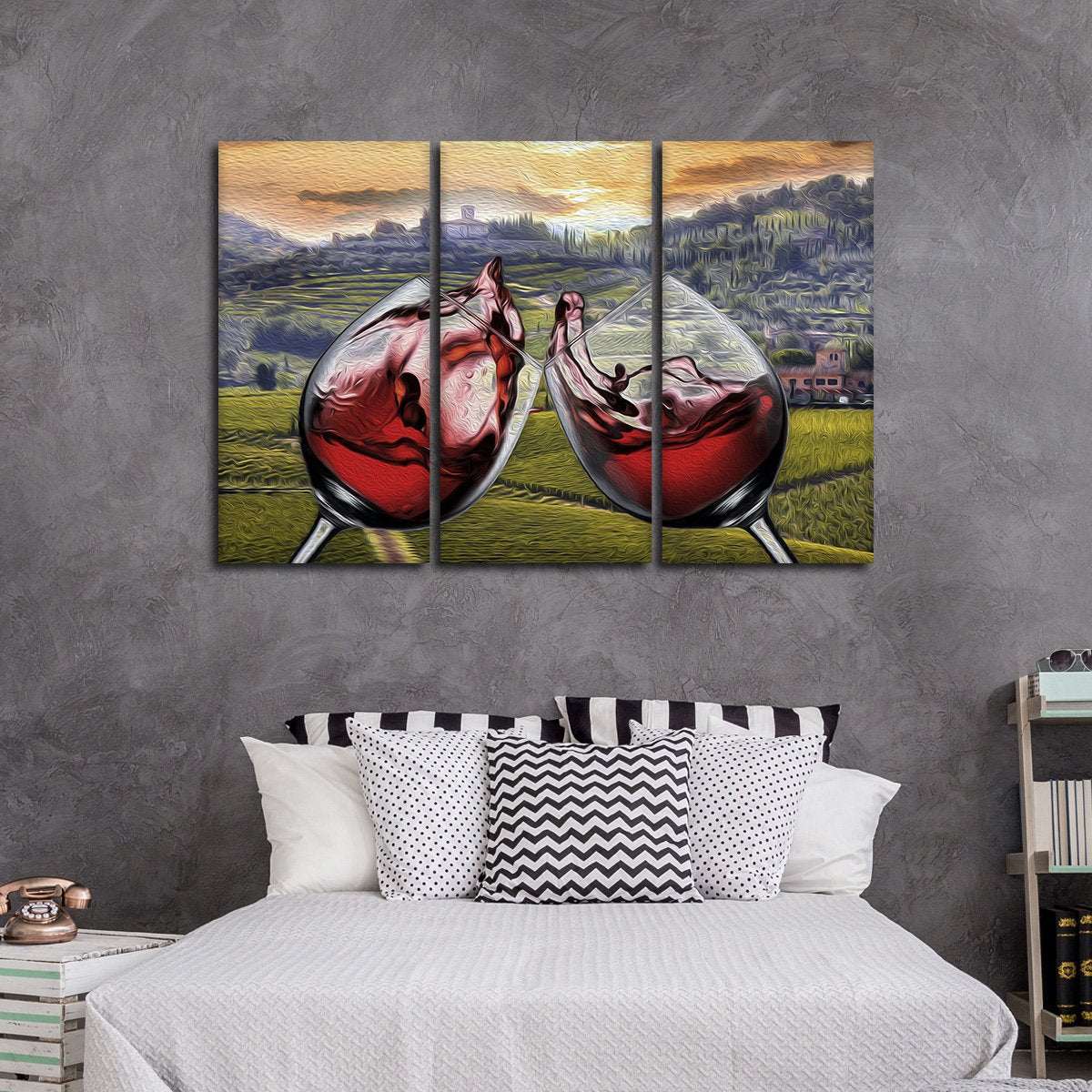 Cheers To Life Multi Panel Canvas Wall Art