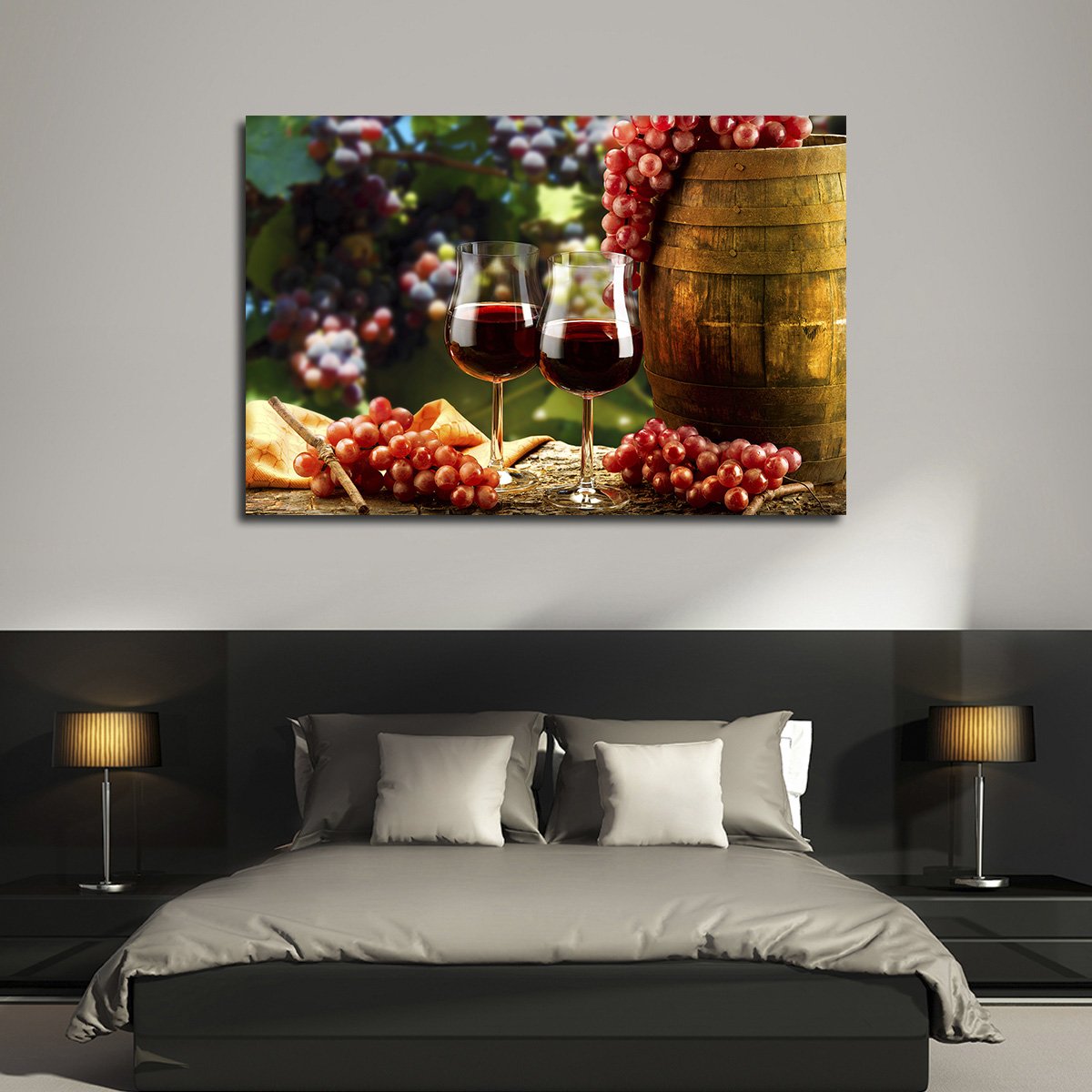 Wine Pairings Multi Panel Canvas Wall Art