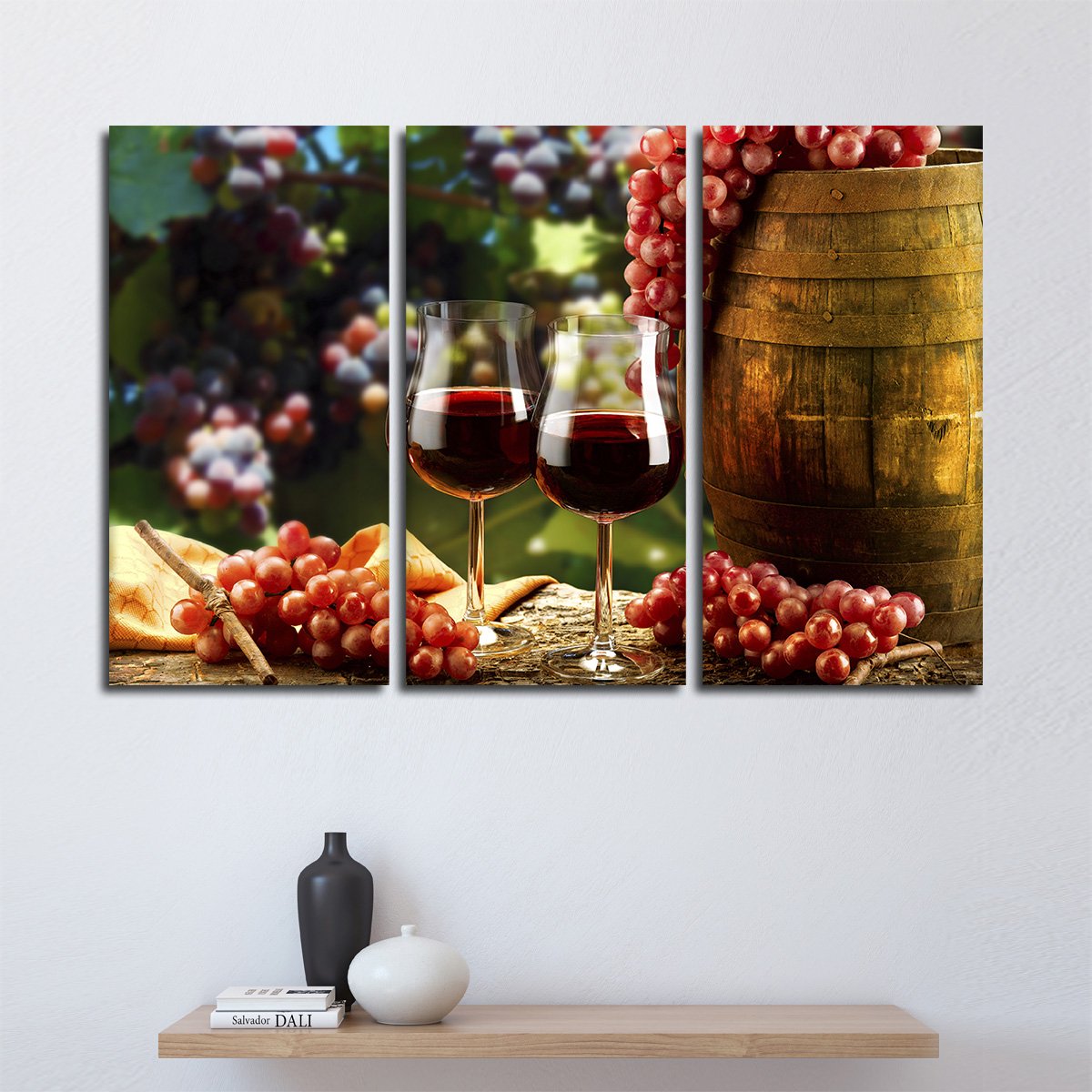 Wine Pairings Multi Panel Canvas Wall Art