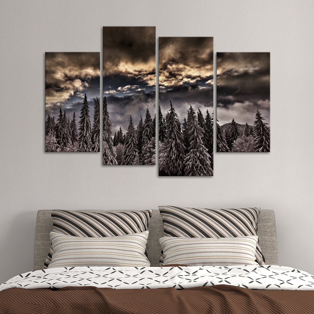Winter Weekend Multi Panel Canvas Wall Art
